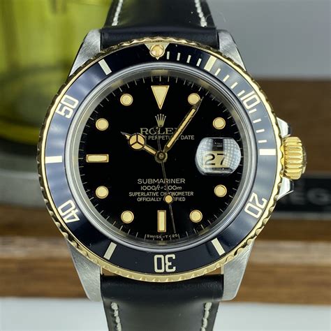 suburban 2 tone rolex|rolex submariner gold.